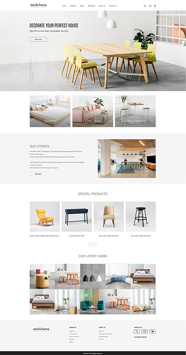 家具企业网站模板