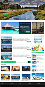 旅游企业网站模板